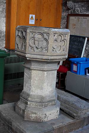 Barton St Mary - The Font